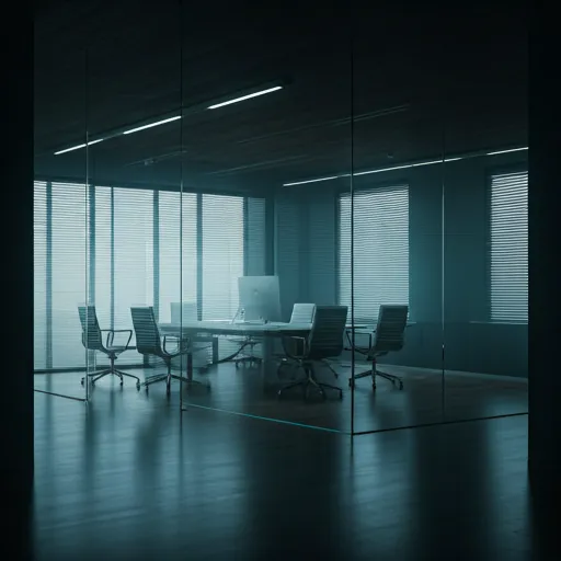 Modern law office meeting room